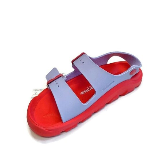 Birkenstock Womens Size 3 EU 34 Mogami Adjustable Sandals Purple Pink NARROW Fit - Picture 4 of 9